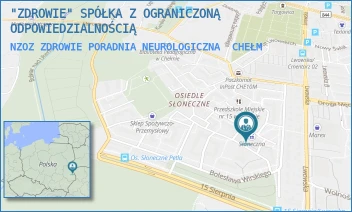 NZOZ ZDROWIE PORADNIA NEUROLOGICZNA - "ZDROWIE" SPÓŁKA Z OGRANICZONĄ ODPOWIEDZIALNOŚCIĄ - SZYMANOWSKIEGO 1,  CHEŁM