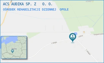 OŚRODEK REHABILITACJI DZIENNEJ - ACS AUDIKA SPÓŁKA Z OGRANICZONĄ ODPOWIEDZIALNOŚCIĄ - UL. 1 MAJA 75,  OPOLE