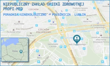 PORADNIA GINEKOLOGICZNO - POŁOŻNICZA - NIEPUBLICZNY ZAKŁAD OPIEKI ZDROWOTNEJ  PROFI-MED - NOWOWIEJSKIEGO 6I,  LUBLIN