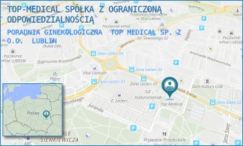 PORADNIA GINEKOLOGICZNA  TOP MEDICAL SP. Z O.O. - TOP-MEDICAL SPÓŁKA Z OGRANICZONĄ ODPOWIEDZIALNOŚCIĄ - ZANA 29/XIX,  LUBLIN