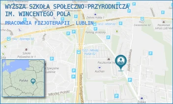 PRACOWNIA FIZJOTERAPII - AKADEMIA NAUK STOSOWANYCH WINCENTEGO POLA - CHODŹKI 31,  LUBLIN
