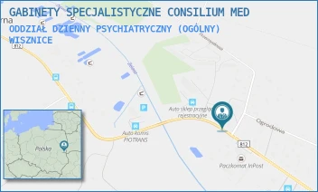 ODDZIAŁ DZIENNY PSYCHIATRYCZNY (OGÓLNY) - GABINETY SPECJALISTYCZNE CONSILIUM MED - WARSZAWSKA 88,  WISZNICE