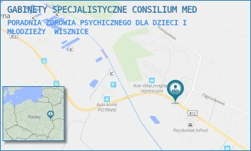 PORADNIA ZDROWIA PSYCHICZNEGO DLA DZIECI I MŁODZIEŻY - GABINETY SPECJALISTYCZNE CONSILIUM MED - WARSZAWSKA 88,  WISZNICE