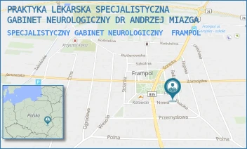 SPECJALISTYCZNY GABINET NEUROLOGICZNY - PRAKTYKA LEKARSKA SPECJALISTYCZNA GABINET NEUROLOGICZNY DR ANDRZEJ MIAZGA - TKACKA 22,  FRAMPOL