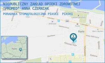 PORADNIA STOMATOLOGICZNA PIASKI - "PROMED" ANNA CZERNIAK - BRACI SPOZÓW 19/217,  PIASKI