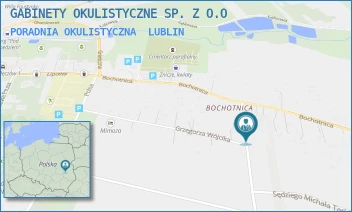PORADNIA OKULISTYCZNA - GABINETY OKULISTYCZNE SP. Z O.O - WOJCIECHOWSKA 3,  LUBLIN