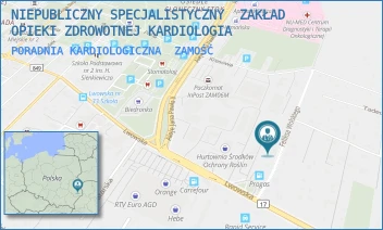 PORADNIA KARDIOLOGICZNA - NIEPUBLICZNY SPECJALISTYCZNY  ZAKŁAD OPIEKI ZDROWOTNEJ KARDIOLOGIA - FELIKSA WOLSKIEGO 5,  ZAMOŚĆ