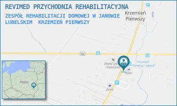 ZESPÓŁ REHABILITACJI DOMOWEJ W JANOWIE LUBELSKIM - REVIMED PRZYCHODNIA REHABILITACYJNA - 226,  KRZEMIEŃ PIERWSZY