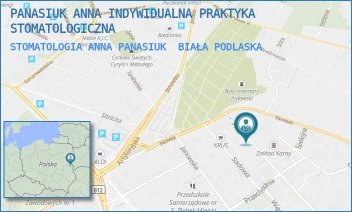 STOMATOLOGIA ANNA PANASIUK - PANASIUK ANNA INDYWIDUALNA PRAKTYKA STOMATOLOGICZNA - PROSTA 35,  BIAŁA PODLASKA