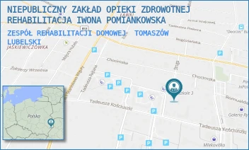 ZESPÓŁ REHABILITACJI DOMOWEJ - REHABILITACJA IWONA POMIANKOWSKA - KOŚCIUSZKI 24A,  TOMASZÓW LUBELSKI