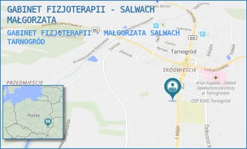 GABINET FIZJOTERAPII - MAŁGORZATA SALWACH - GABINET FIZJOTERAPII - SALWACH MAŁGORZATA - 1 MAJA 8,  TARNOGRÓD