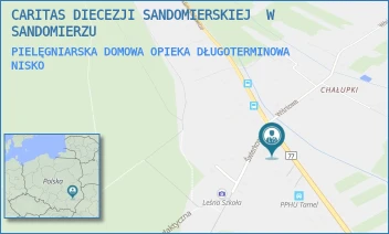 PIELĘGNIARSKA DOMOWA OPIEKA DŁUGOTERMINOWA - CARITAS DIECEZJI SANDOMIERSKIEJ  W SANDOMIERZU - UL. ADAMA MICKIEWICZA 4,  NISKO