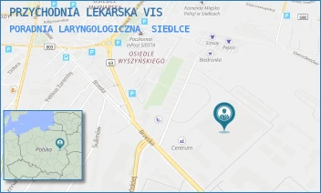 PORADNIA LARYNGOLOGICZNA - VIS SENIOR SPÓŁKA Z OGRANICZONĄ ODPOWIEDZIALNOŚCIĄ - GEN.F.KLEEBERGA 2,  SIEDLCE
