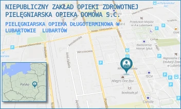PIELĘGNIARSKA OPIEKA DŁUGOTERMINOWA W LUBARTOWIE - NIEPUBLICZNY ZAKŁAD OPIEKI ZDROWOTNEJ PIELĘGNIARSKA OPIEKA DOMOWA S.C. - LUBELSKA 52,  LUBARTÓW