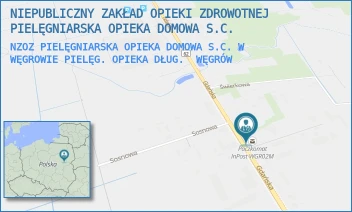 NZOZ PIELĘGNIARSKA OPIEKA DOMOWA S.C. W WĘGROWIE PIELĘG. OPIEKA DŁUG. - NIEPUBLICZNY ZAKŁAD OPIEKI ZDROWOTNEJ PIELĘGNIARSKA OPIEKA DOMOWA S.C. - GDAŃSKA 80E,  WĘGRÓW