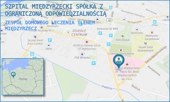 ZESPÓŁ DOMOWEGO LECZENIA TLENEM - SZPITAL MIĘDZYRZECKI SPÓŁKA Z OGRANICZONĄ ODPOWIEDZIALNOŚCIĄ - UL. KONSTYTUCJI 3 MAJA 35,  MIĘDZYRZECZ