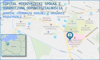 ODDZIAŁ CHIRURGII OGÓLNEJ I UROLOGII - SZPITAL MIĘDZYRZECKI SPÓŁKA Z OGRANICZONĄ ODPOWIEDZIALNOŚCIĄ - UL. KONSTYTUCJI 3 MAJA 35,  MIĘDZYRZECZ