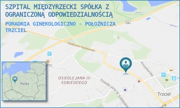 PORADNIA GINEKOLOGICZNO - POŁOŻNICZA - SZPITAL MIĘDZYRZECKI SPÓŁKA Z OGRANICZONĄ ODPOWIEDZIALNOŚCIĄ - UL. GRUNWALDZKA 7,  TRZCIEL