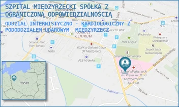 ODDZIAŁ INTERNISTYCZNO - KARDIOLOGICZNY Z PODODDZIAŁEM UDAROWYM - SZPITAL MIĘDZYRZECKI SPÓŁKA Z OGRANICZONĄ ODPOWIEDZIALNOŚCIĄ - UL. KONSTYTUCJI 3 MAJA 35,  MIĘDZYRZECZ