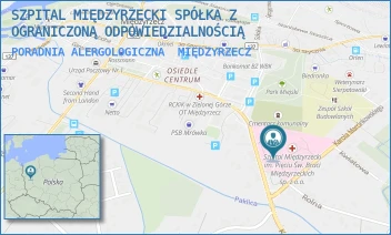 PORADNIA ALERGOLOGICZNA - SZPITAL MIĘDZYRZECKI SPÓŁKA Z OGRANICZONĄ ODPOWIEDZIALNOŚCIĄ - UL. KONSTYTUCJI 3 MAJA 35,  MIĘDZYRZECZ