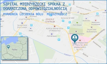 PORADNIA LECZENIA BÓLU - SZPITAL MIĘDZYRZECKI SPÓŁKA Z OGRANICZONĄ ODPOWIEDZIALNOŚCIĄ - UL. KONSTYTUCJI 3 MAJA 35,  MIĘDZYRZECZ