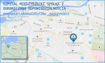 PORADNIA LARYNGOLOGICZNA - SZPITAL MIĘDZYRZECKI SPÓŁKA Z OGRANICZONĄ ODPOWIEDZIALNOŚCIĄ - UL. KONSTYTUCJI 3 MAJA 24,  MIĘDZYRZECZ