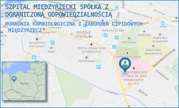 PORADNIA KARDIOLOGICZNA I ZABURZEŃ LIPIDOWYCH - SZPITAL MIĘDZYRZECKI SPÓŁKA Z OGRANICZONĄ ODPOWIEDZIALNOŚCIĄ - UL. KONSTYTUCJI 3 MAJA 35,  MIĘDZYRZECZ