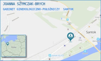 GABINET GINEKOLOGICZNO-POŁOŻNICZY - JOANNA SZYMCZAK-BRYCH - UL. GORZOWSKA 43,  SANTOK