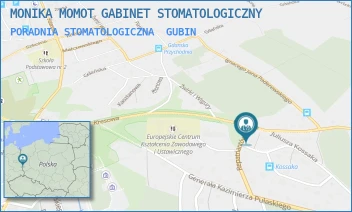 PORADNIA STOMATOLOGICZNA - MONIKA MOMOT GABINET STOMATOLOGICZNY - UL. KRESOWA 2,  GUBIN