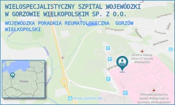 WOJEWÓDZKA PORADNIA REUMATOLOGICZNA - WIELOSPECJALISTYCZNY SZPITAL WOJEWÓDZKI W GORZOWIE WIELKOPOLSKIM SP. Z O.O. - UL. JANA DEKERTA 1,  GORZÓW WIELKOPOLSKI