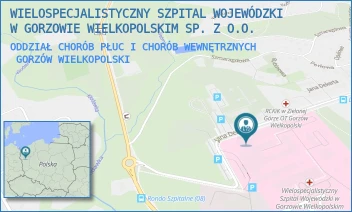 ODDZIAŁ CHORÓB PŁUC I CHORÓB WEWNĘTRZNYCH - WIELOSPECJALISTYCZNY SZPITAL WOJEWÓDZKI W GORZOWIE WIELKOPOLSKIM SP. Z O.O. - UL. JANA DEKERTA 1,  GORZÓW WIELKOPOLSKI