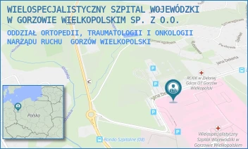 ODDZIAŁ ORTOPEDII, TRAUMATOLOGII I ONKOLOGII NARZĄDU RUCHU - WIELOSPECJALISTYCZNY SZPITAL WOJEWÓDZKI W GORZOWIE WIELKOPOLSKIM SP. Z O.O. - UL. JANA DEKERTA 1,  GORZÓW WIELKOPOLSKI