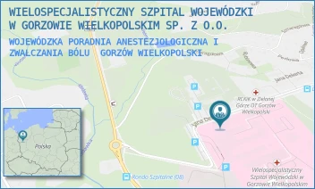 WOJEWÓDZKA PORADNIA ANESTEZJOLOGICZNA I ZWALCZANIA BÓLU - WIELOSPECJALISTYCZNY SZPITAL WOJEWÓDZKI W GORZOWIE WIELKOPOLSKIM SP. Z O.O. - UL. JANA DEKERTA 1,  GORZÓW WIELKOPOLSKI