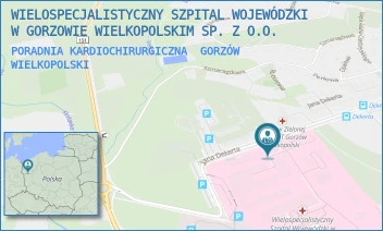 PORADNIA KARDIOCHIRURGICZNA - WIELOSPECJALISTYCZNY SZPITAL WOJEWÓDZKI W GORZOWIE WIELKOPOLSKIM SP. Z O.O. - UL. JANA DEKERTA 1,  GORZÓW WIELKOPOLSKI