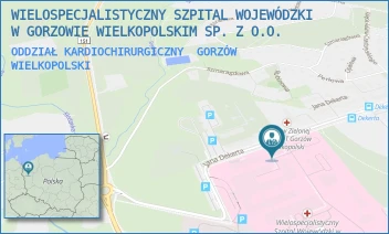 ODDZIAŁ KARDIOCHIRURGICZNY - WIELOSPECJALISTYCZNY SZPITAL WOJEWÓDZKI W GORZOWIE WIELKOPOLSKIM SP. Z O.O. - UL. JANA DEKERTA 1,  GORZÓW WIELKOPOLSKI