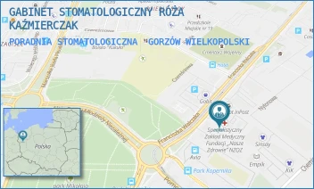 PORADNIA STOMATOLOGICZNA - GABINET STOMATOLOGICZNY RÓŻA KAŹMIERCZAK - UL. FRANCISZKA WALCZAKA 23E,  GORZÓW WIELKOPOLSKI
