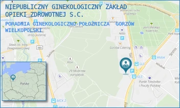 PORADNIA GINEKOLOGICZNO-POŁOŻNICZA - NIEPUBLICZNY GINEKOLOGICZNY ZAKŁAD OPIEKI ZDROWOTNEJ S.C. MICHAŁ JEWUSIAK, HALINA BRONOWICKA - UL. PIŁSUDSKIEGO 1A,  GORZÓW WIELKOPOLSKI