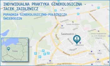 PORADNIA GINEKOLOGICZNO-POŁOŻNICZA - INDYWIDUALNA PRAKTYKA GINEKOLOGICZNA - JACEK ZAIDLEWICZ - UL. KILIŃSKIEGO 7,  ŚWIEBODZIN