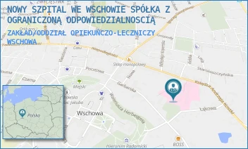 ZAKŁAD/ODDZIAŁ OPIEKUŃCZO-LECZNICZY - NOWY SZPITAL WE WSCHOWIE SPÓŁKA Z OGRANICZONĄ ODPOWIEDZIALNOSCIĄ - UL. KS. A KOSTKI 33,  WSCHOWA
