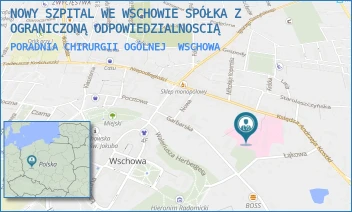 PORADNIA CHIRURGII OGÓLNEJ - NOWY SZPITAL WE WSCHOWIE SPÓŁKA Z OGRANICZONĄ ODPOWIEDZIALNOSCIĄ - UL. KS. A KOSTKI 33,  WSCHOWA