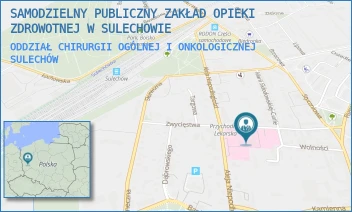ODDZIAŁ CHIRURGII OGÓLNEJ I ONKOLOGICZNEJ - SZPITAL IM. RYSZARDA RZEPKI W SULECHOWIE SPÓŁKA Z OGRANICZONĄ ODPOWIEDZIALNOŚCIĄ - UL. ZWYCIĘSTWA 1,  SULECHÓW