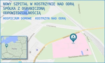 HOSPICJUM DOMOWE - NOWY SZPITAL W KOSTRZYNIE NAD ODRĄ SPÓŁKA Z OGRANICZONĄ ODPOWIEDZIALNOŚCIĄ - UL. GABRIELA NARUTOWICZA 6,  KOSTRZYN NAD ODRĄ