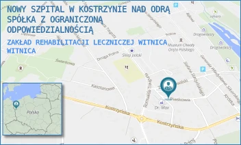 ZAKŁAD REHABILITACJI LECZNICZEJ WITNICA - NOWY SZPITAL W KOSTRZYNIE NAD ODRĄ SPÓŁKA Z OGRANICZONĄ ODPOWIEDZIALNOŚCIĄ - UL. PIASKOWA 4,  WITNICA