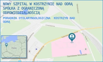 PORADNIA OTOLARYNGOLOGICZNA - NOWY SZPITAL W KOSTRZYNIE NAD ODRĄ SPÓŁKA Z OGRANICZONĄ ODPOWIEDZIALNOŚCIĄ - UL. GABRIELA NARUTOWICZA 6,  KOSTRZYN NAD ODRĄ