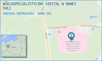 ODDZIAŁ NEFROLOGII - WIELOSPECJALISTYCZNY SZPITAL W NOWEJ SOLI - UL. CHAŁUBIŃSKIEGO 7,  NOWA SÓL
