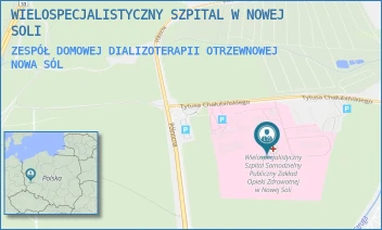 ZESPÓŁ DOMOWEJ DIALIZOTERAPII OTRZEWNOWEJ - WIELOSPECJALISTYCZNY SZPITAL W NOWEJ SOLI - UL. CHAŁUBIŃSKIEGO 7,  NOWA SÓL