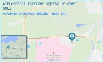 PORADNIA CHIRURGII OGÓLNEJ - WIELOSPECJALISTYCZNY SZPITAL W NOWEJ SOLI - UL. CHAŁUBIŃSKIEGO 1,  NOWA SÓL