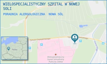 PORADNIA ALERGOLOGICZNA - WIELOSPECJALISTYCZNY SZPITAL W NOWEJ SOLI - UL. CHAŁUBIŃSKIEGO 1,  NOWA SÓL