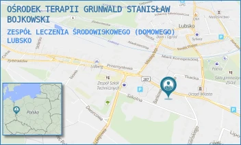ZESPÓŁ LECZENIA ŚRODOWISKOWEGO (DOMOWEGO) - OŚRODEK TERAPII GRUNWALD STANISŁAW BOJKOWSKI - UL. XX-LECIA PRL 16/A,  LUBSKO