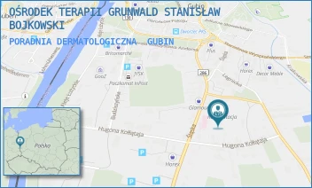 PORADNIA DERMATOLOGICZNA - OŚRODEK TERAPII GRUNWALD STANISŁAW BOJKOWSKI - UL. ŚLĄSKA 35/B,  GUBIN